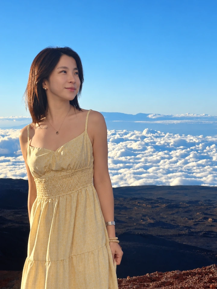 Susan 彭姗在夏威夷旅行中的近期照片